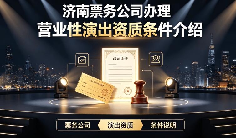 济南票务公司办理营业性演出资质条件全解析 从许可证到票务代理合规指南